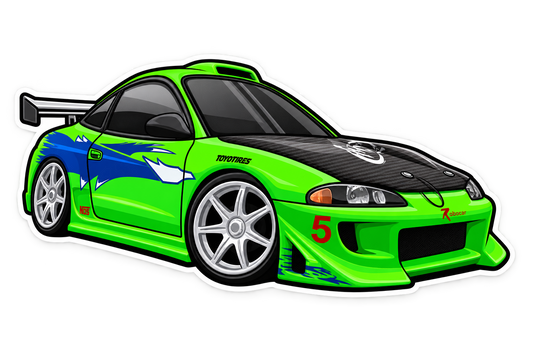 F&F Eclipse Die Cut Sticker!